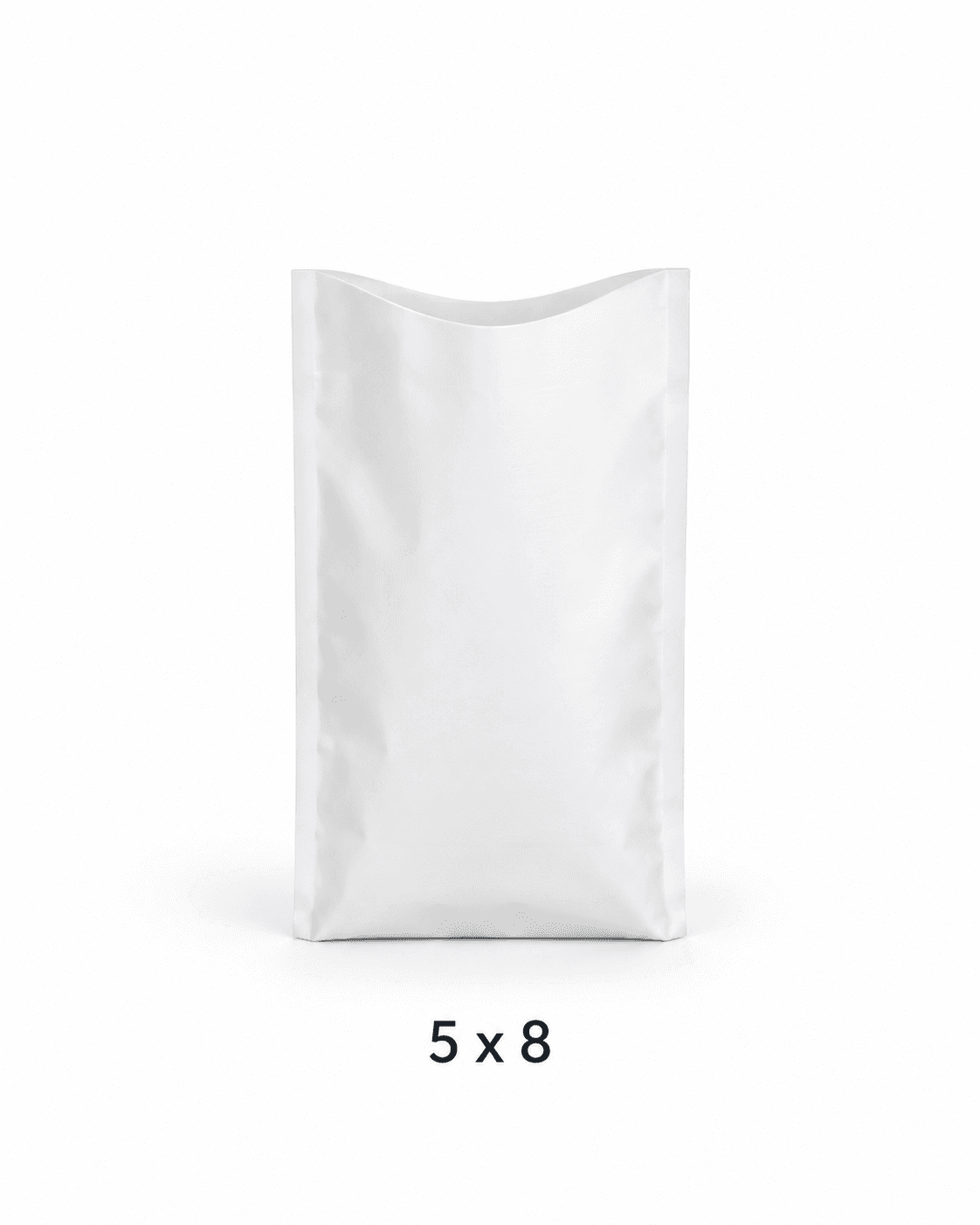 Open Bag, size 5 by 8, for approximately quarter-kilogram packaging.